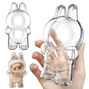 Labubu Plastic Clear Protective Case Cover Protector - Standing Ver.