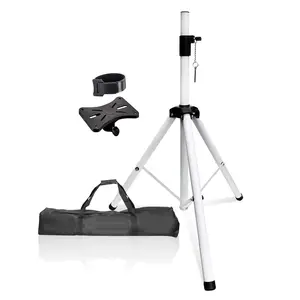 5 Core Speaker Stand Tripod Floor Heavy Duty Adjustable Up to 72 Inch DJ Studio Monitor Stands Pole Mount- SS HD WH BAG