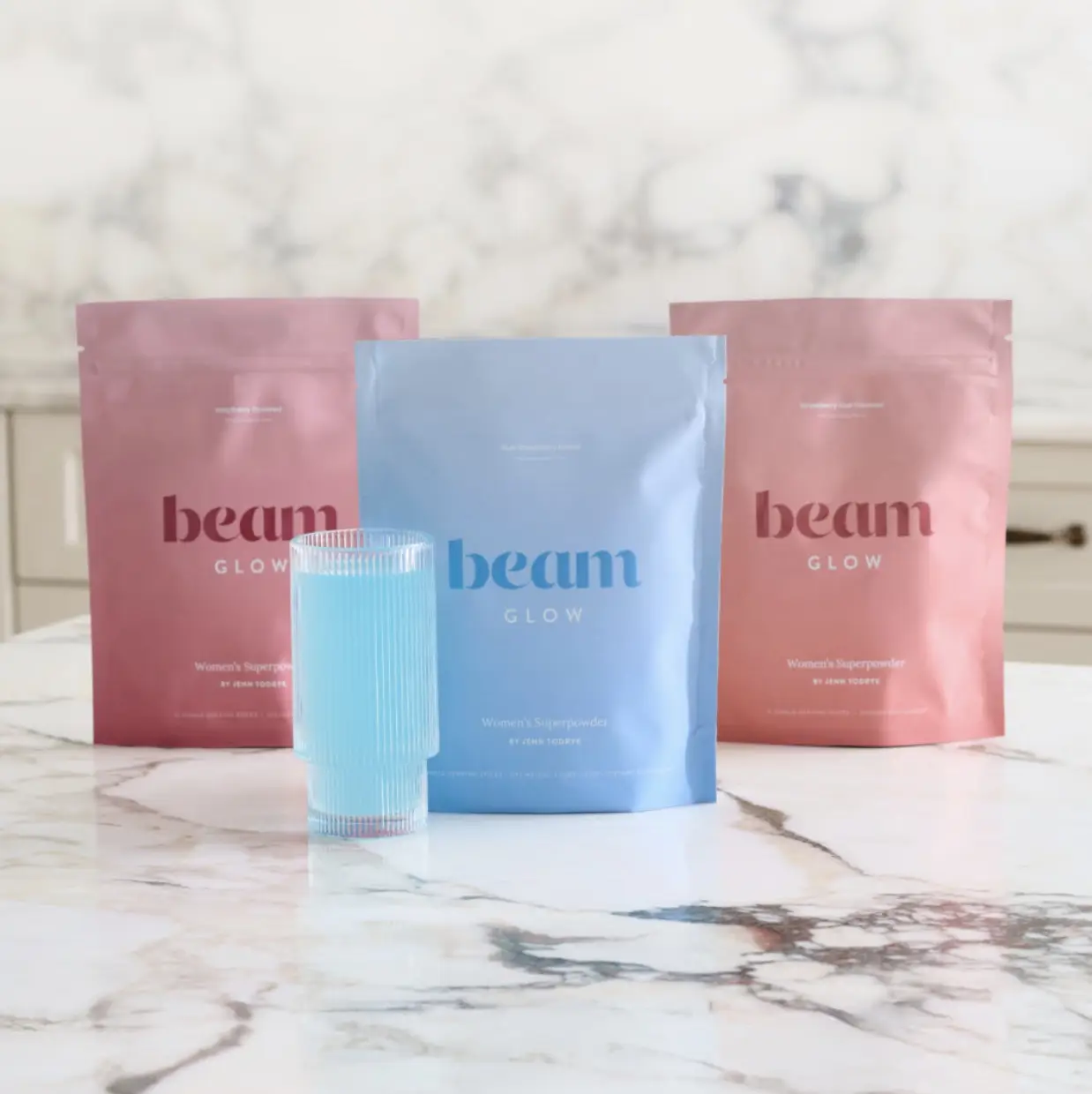 Beam Glow, Women's Daily Superpowder for Hormone-Balance Support - Vegan, Caffei...