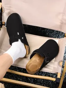 Valentine's Day Couple Slip-On Home Slippers, Stylish Leather Indoor and Outdoor Shoes, Lightweight Anti-Slip Design for Fall & Winter