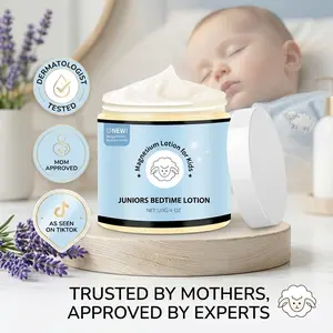 8 Sheep Organics Magnesium Lotion for Kids,Topical Magnesium Cream Helps Kids Stay Calm at Bedtime and During The Night Moisture Cosmetic Moisturize Sensitive Skin Sleep Aid Relax Body Care Moisturizer Hydrating Skin Repair Moisturizing (4 oz)