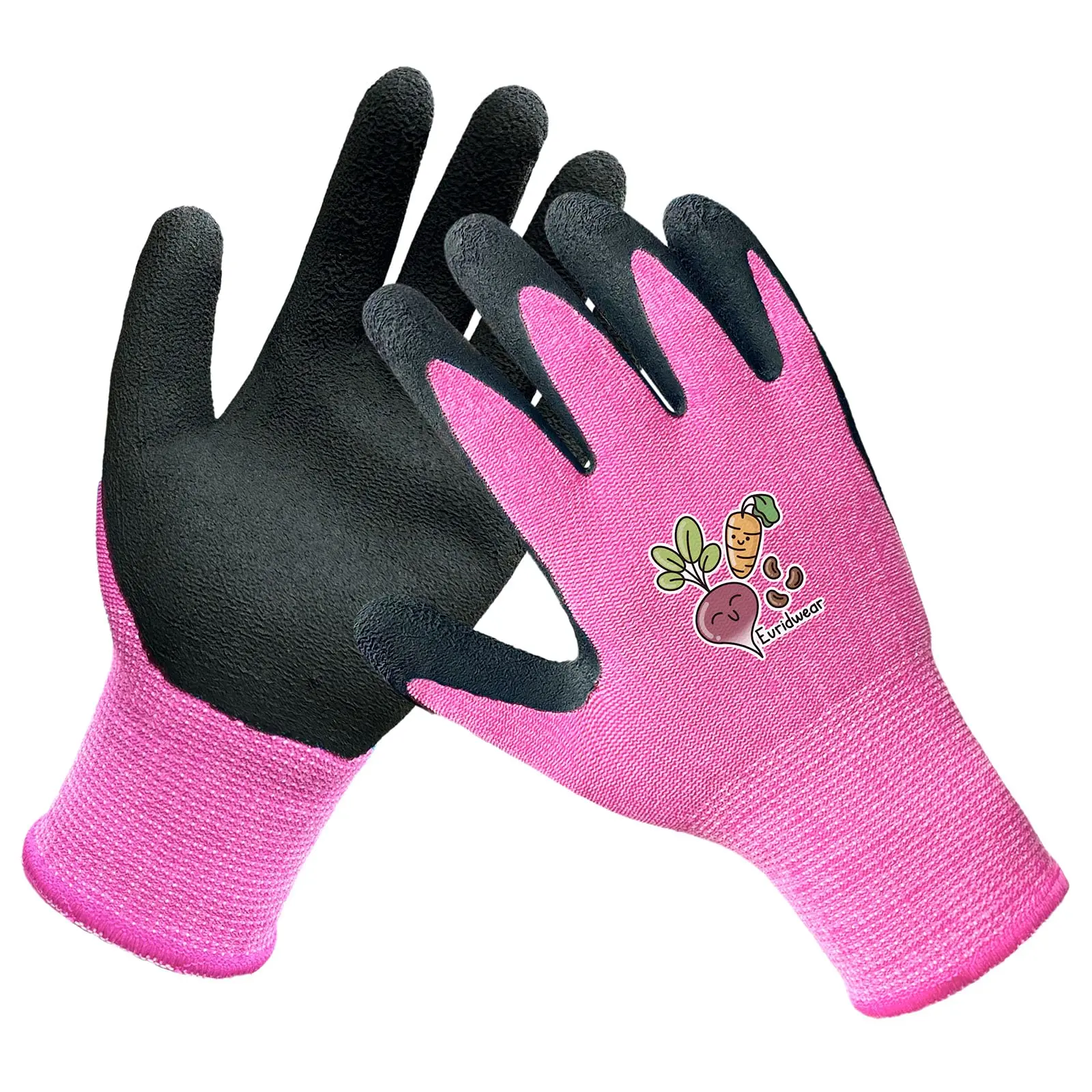Evridwear Kids Protective Gloves for Boys & Girls (3-12 Years), Outdoor Yd Work & Planting, Kid-Size Gardening Gloves, Protective Glove