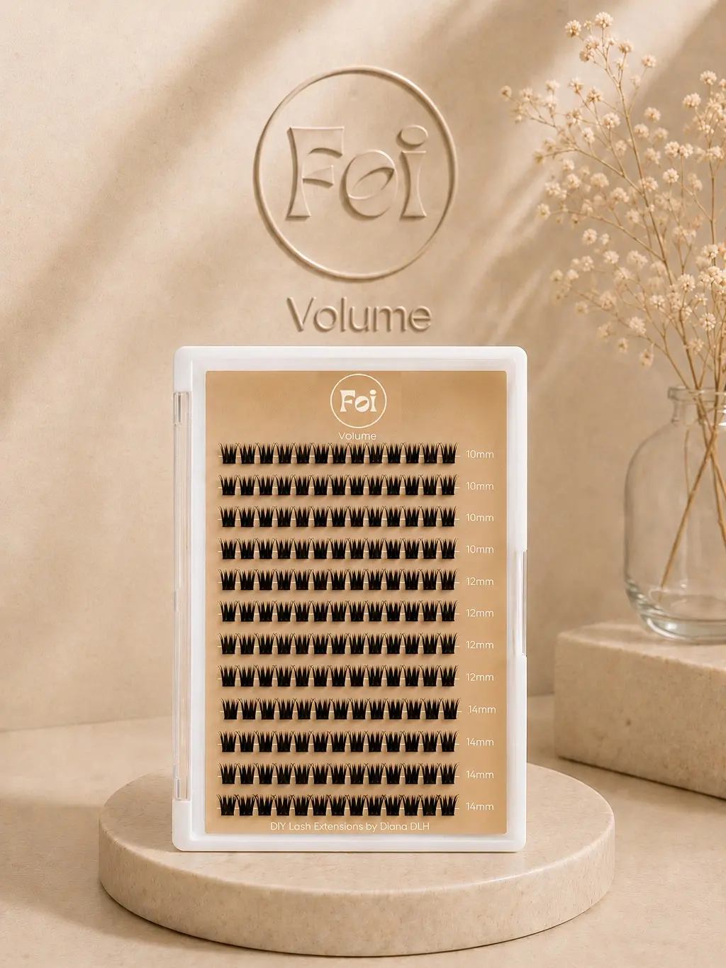 FOI DIY Eyelash Clusters - Volume Style - D Curl FOI DIY Eyelash Clusters - Volume Style - D Curl