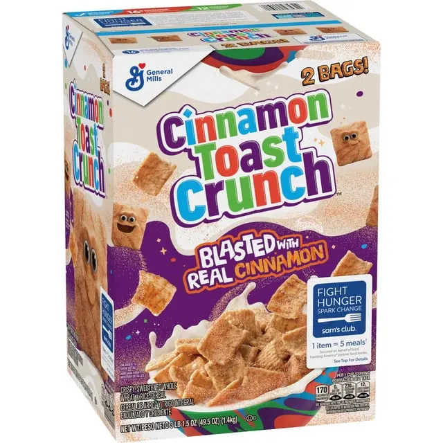 Cinnamon Toast Crunch Cereal, 49.5 oz.
