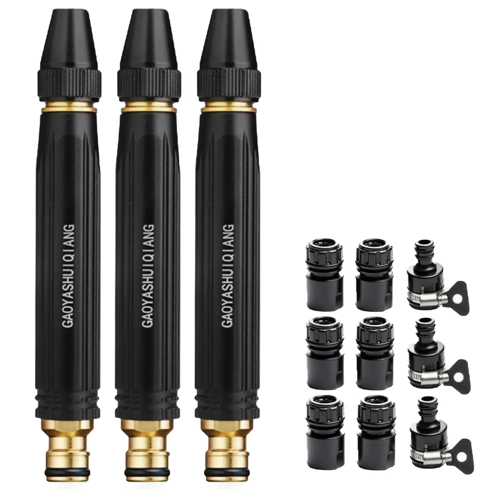 2026 Upgraded Power Washer & High Pressure Hose Nozzle – Home Car Wash Water Gun + Garden Hose Pressure Washer Attachment Wand for Watering Plants. Leak-proof seal, ergonomic handle. Professional cleaning power without the pro price tag.