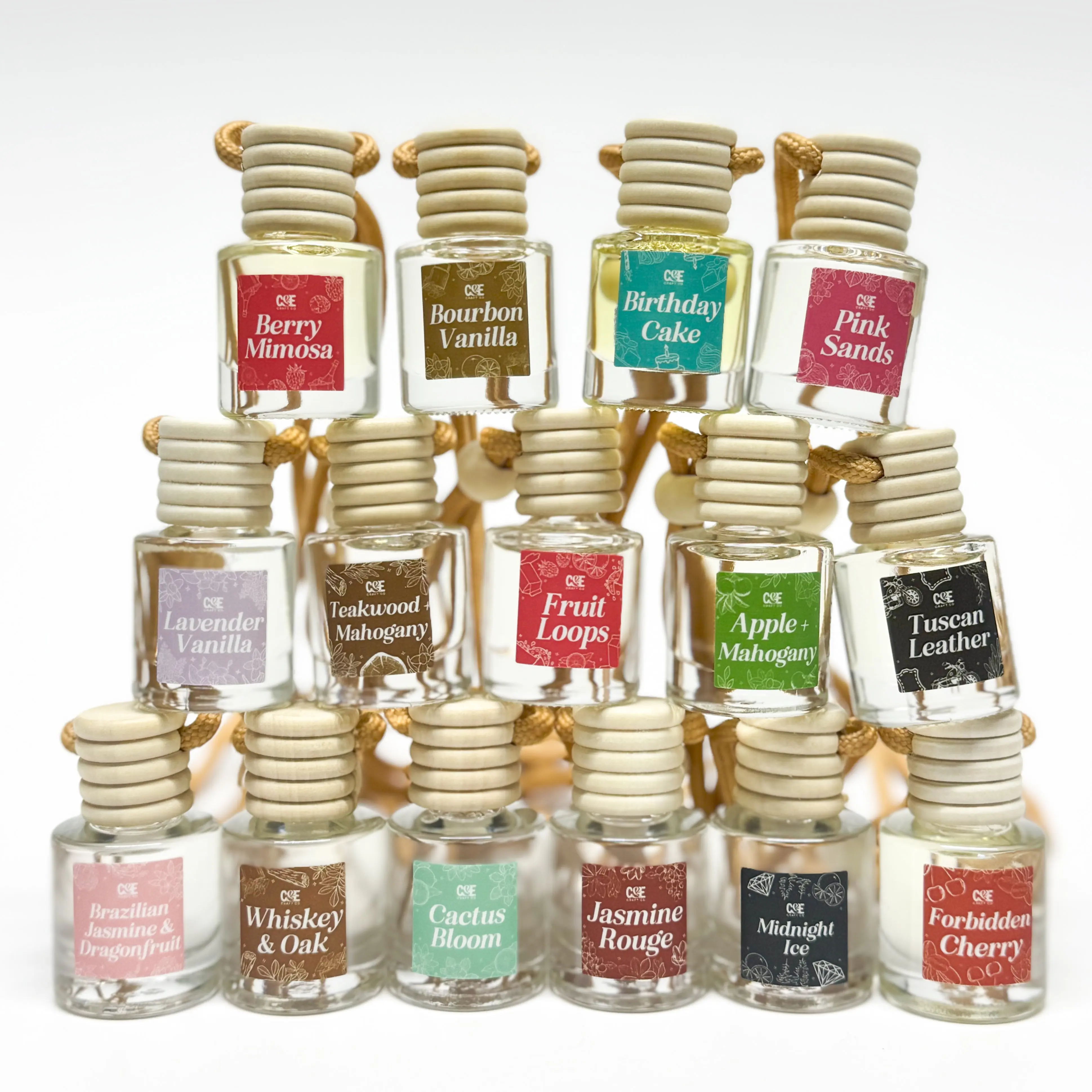 Scented Car Freshener - Car Air Diffuser - Long Lasting Fragrance for Car