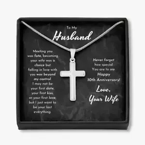 To My Husband 10 Year 10th Wedding Anniversary Gift, For Husband From Wife Gift