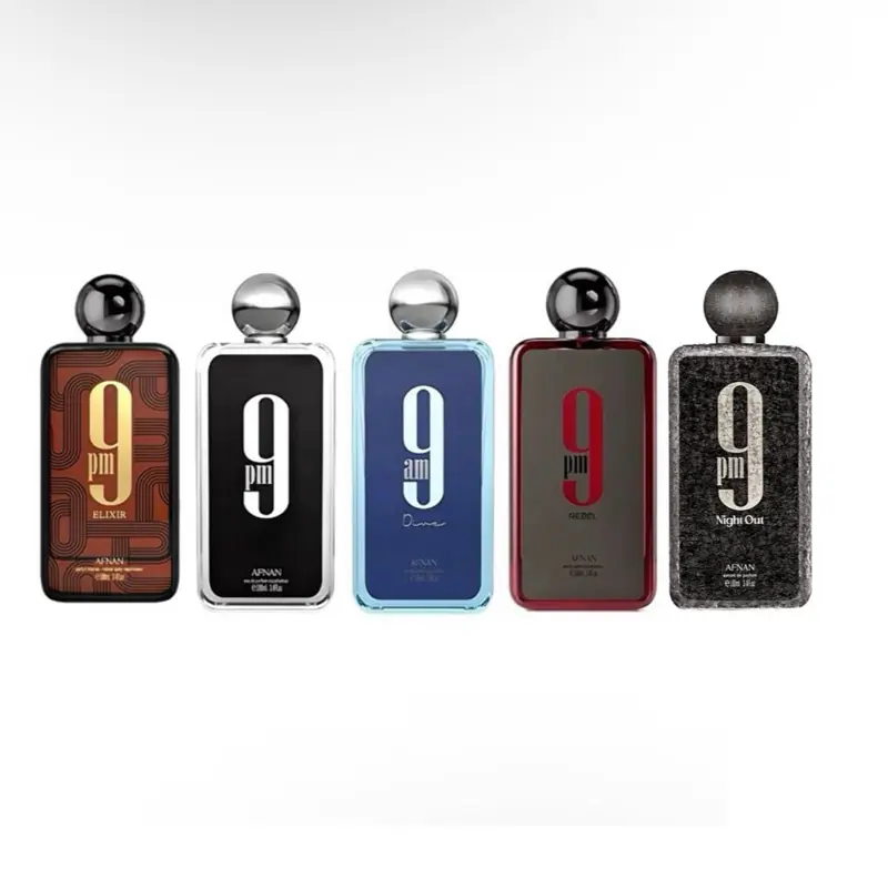Afnan perfumes mega bundle | Afnan 9pm + Afnan 9am + 9pm Elixir + 9pm Rebel + 9pm Night Out | Fragrance bundle | value  bundle