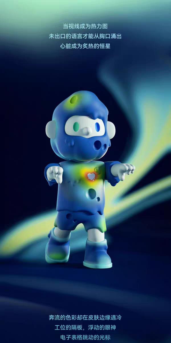 [FINDING UNICORN] BOB-400% VANTA ZOMBIE BOB HEAT Collection Figurine Toys for Modern Home Decor, Collectible Art Toy Cute Figures Desktop Ornament Collectible Toys Birthday Gifts