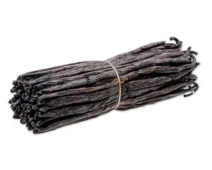 Slofoodgroup Madagascar Vanilla Beans Grade B for Extract Making Sweet Aromatic Dark Brown Pods 4.75-5.5 Inches Long Seasoning Spice Flavor