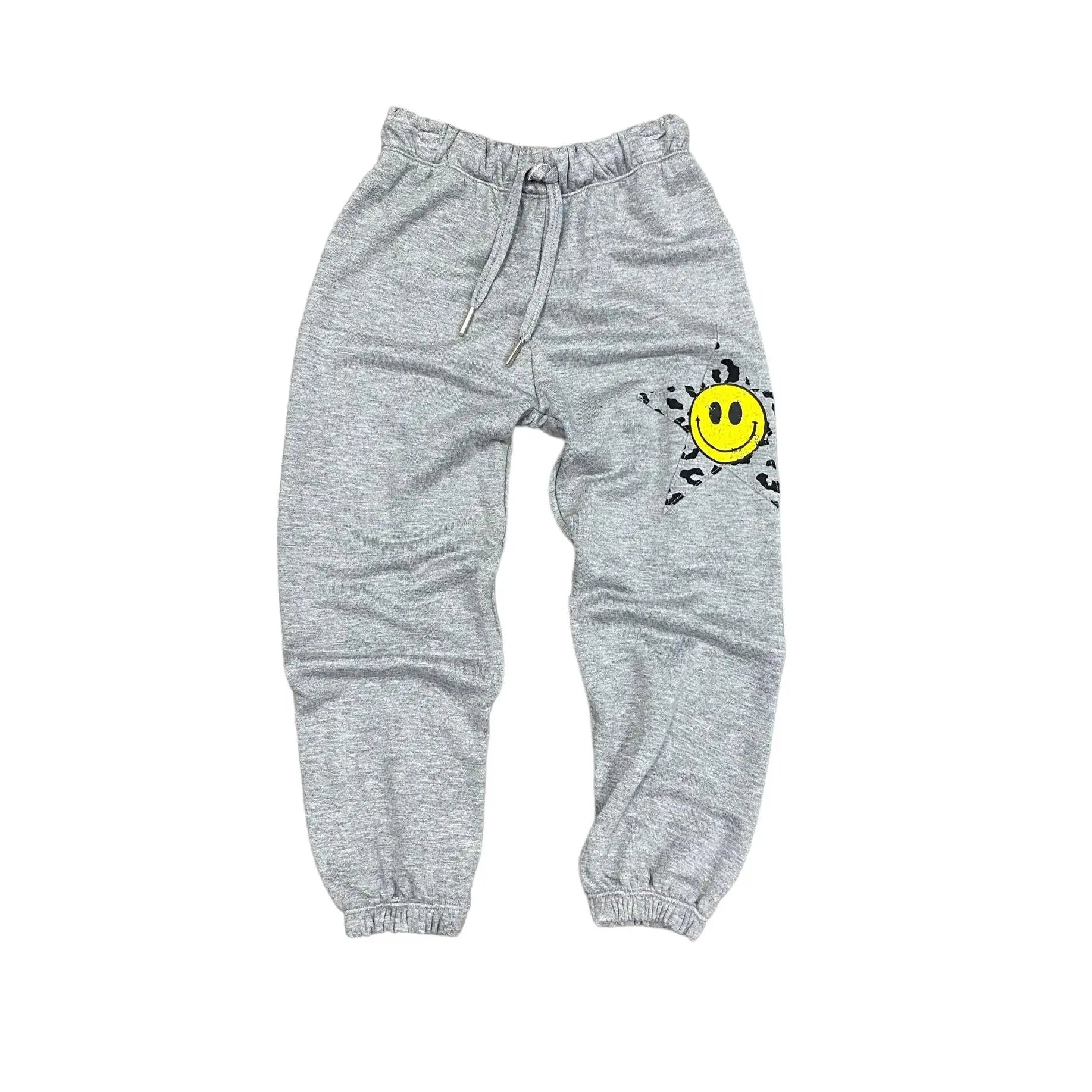 Grey Smiley Star Pant