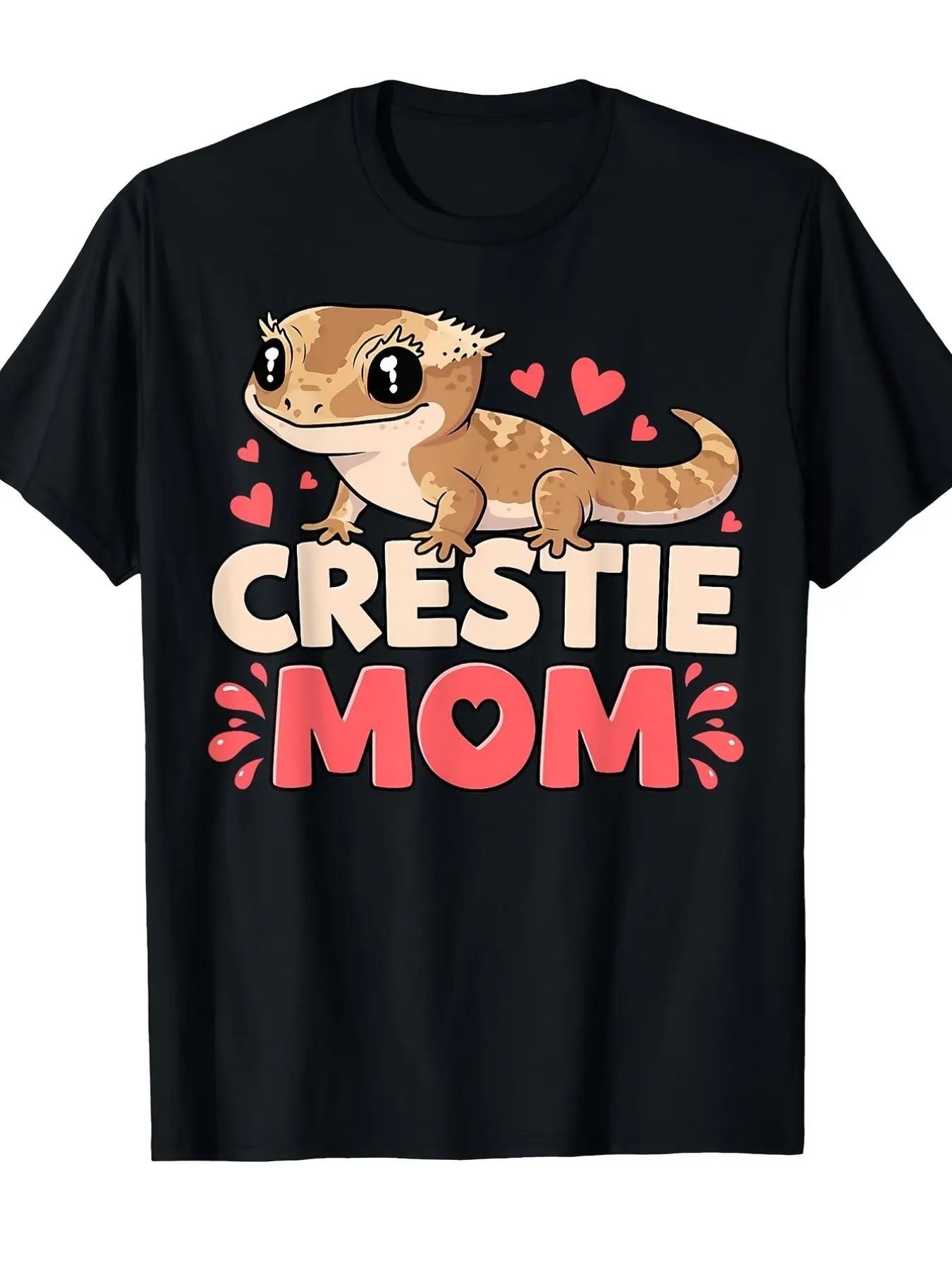Crested Gecko Reptile Lover T-Shirt - Crestie Mom