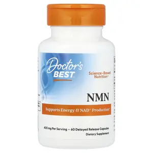 Doctor's Best NMN, 60 Delayed Release Capsules (200 mg per Capsule)