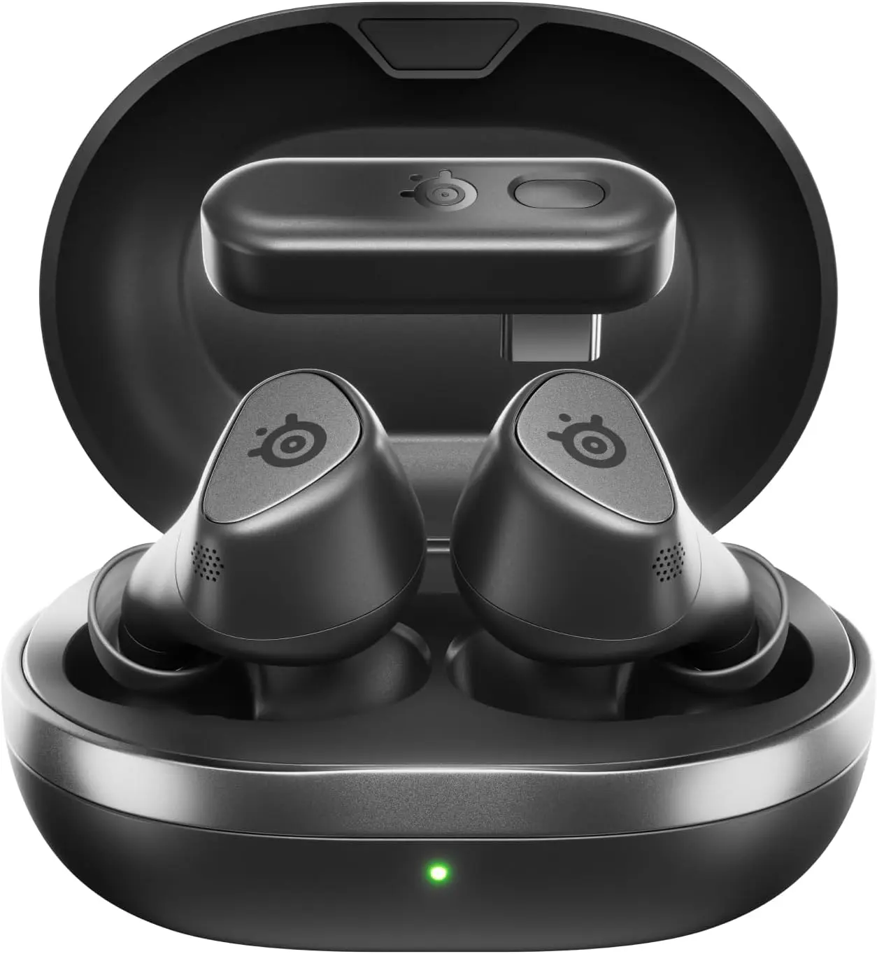 SteelSeries Arctis GameBuds True Wireless Noise Cancelling Earbuds, Black