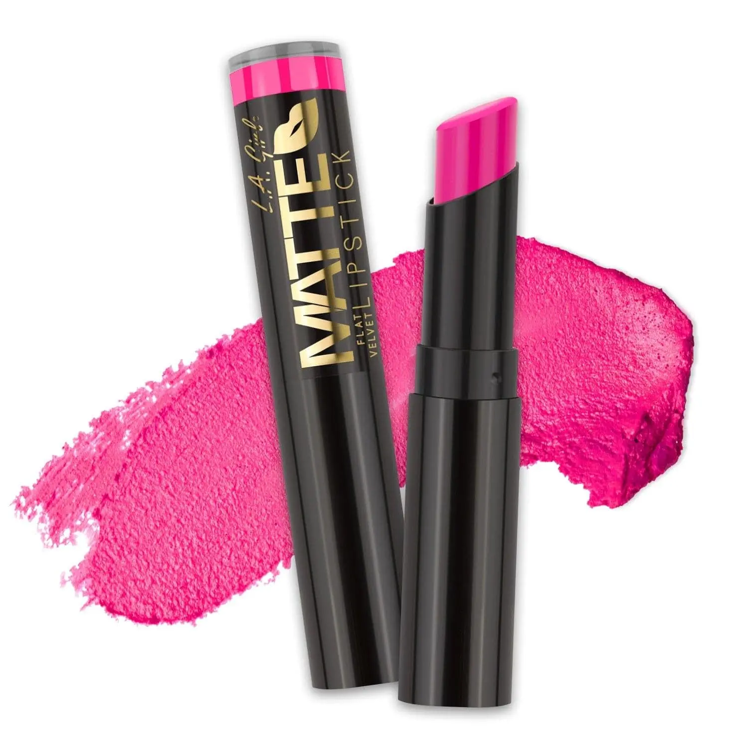 Girl Matte Flat Velvet Lipstick, Electric, 0.1 Ounce