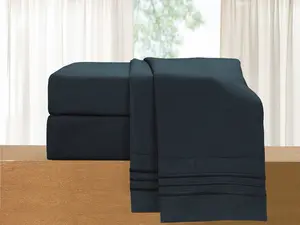 Mocassi 4 pieces RV Short Egyptian Quality Super Soft Wrinkle Resistant 1500 Series Sheet Set