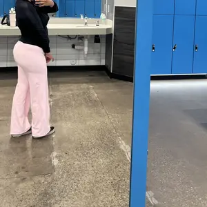 RICH BRIA Women‘s Casual Pants - High Waisted Loose-Fitting Wide Leg Yoga Pants - Comfortable & Elastic Soft Pants with Stretchy Material - Straight Leg Hem