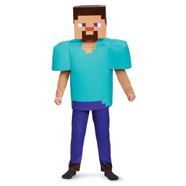 Boy's Minecraft Steve Deluxe Costume