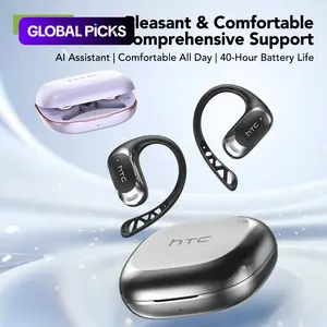 The HTC NE28 OWS wireless translation earbuds, Translation Earphone, are high-fidelity with Bluetooth 6.0, supporting real-time translation of 134 languages. They come with a charging case and are open-back for gaming and business use #GLOBAL PICKS