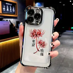 Tokyo Hot Comic G-Ghoul Phone Case for iPhone 17 Promax 16 Plus 15 14 13 12 11 Transparent TPU Shockproof Cover with Unique Cartoon Design Animal Colorful Protection Protective Personalized Smartphone Cellphone Casing Screen.A2624