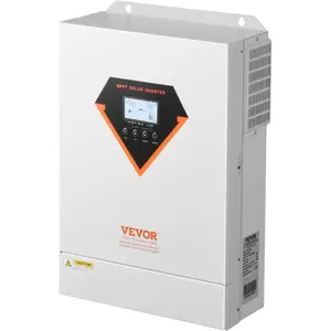VEVOR 6400W 48V Hybrid Solar Inverter, 120V/240V Split Phase, Built-in 120A MPPT Solar Charge Controller, Low Frequency Pure Sine Wave Power Inverter, for Lead Acid Lithium Battery Off-Grid, NO WiFiVEVOR Super Brand Day