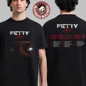 Fetty Wap Nostalgia Tour 2026 North America Schedule Dates Two Sided T-Shirt 591