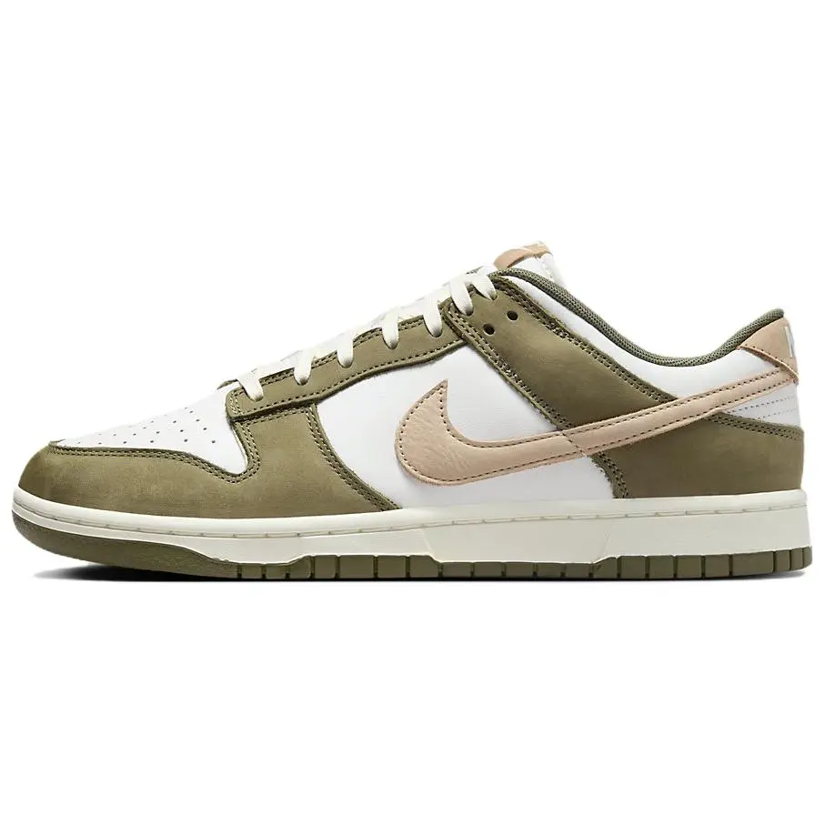 Nike Dunk Low Premium Shoes - 'Medium Olive Hemp' Sports Sneaker, Casual, Cushion, Mensfashion