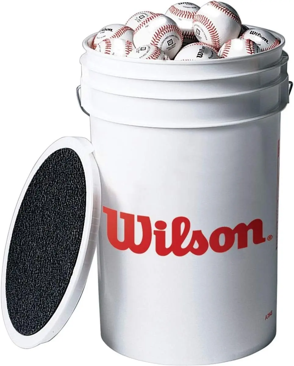 Wilson Baseballs A1010S 3DZ W/Bucket