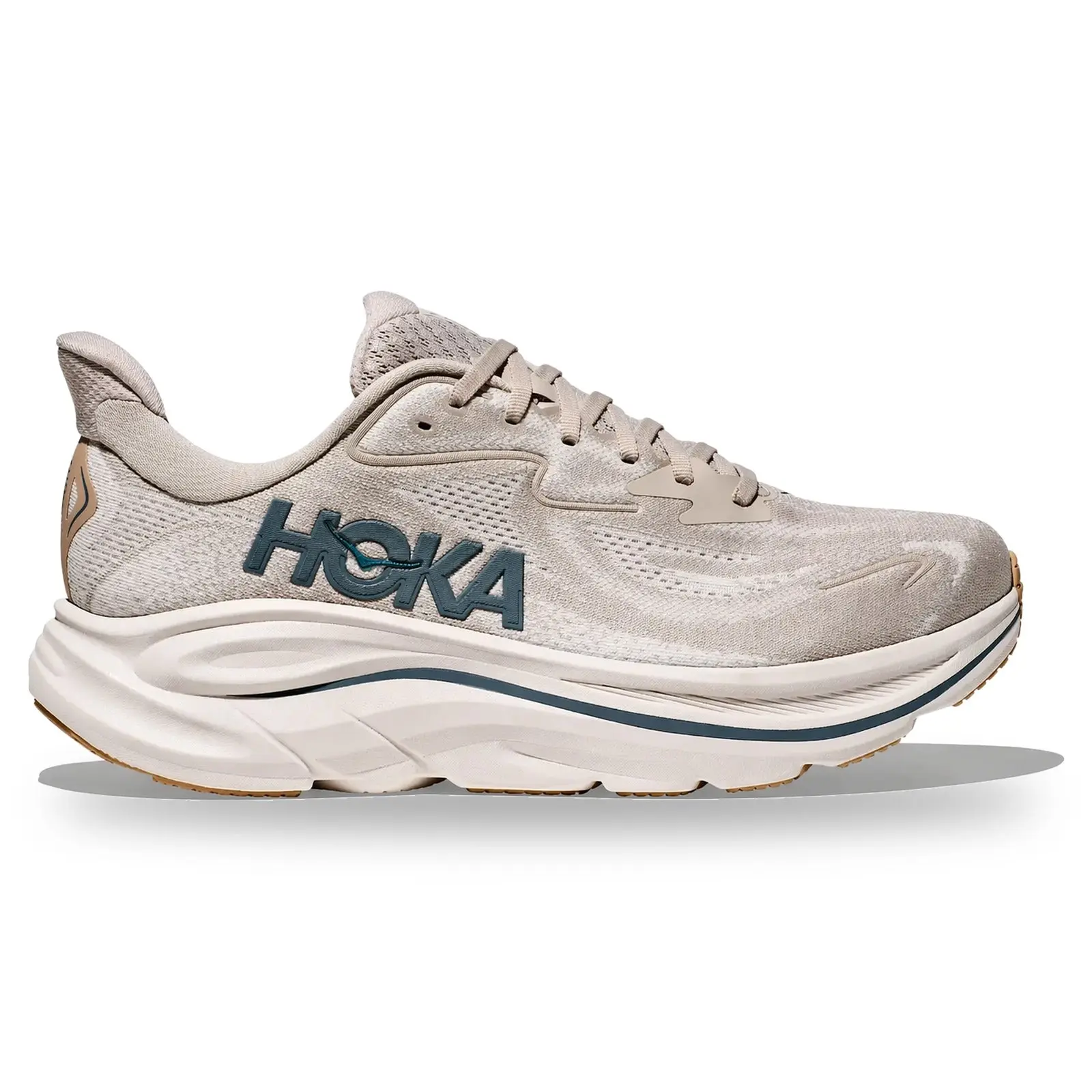 Hoka One One Clifton 10 Putty Grout Grey Mens Sneakers - Authentic Running Walking Athletic Sports Hiking Trainer Comfort Shoe fashion sneaker tiktokshopspringglowup sneaker girl