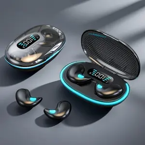 Wireless Headphones Invisible Bluetooth Earbuds with 200 mAh Battery Noise Cancelling for Running Exercising Gaming Sports Secure Lightweight Design