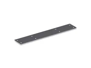 Mod Flat Bracket to Join 24"d Worksurfaces to 30"d Worksurfaces to Create an L-Station Graphite HONPLFB24