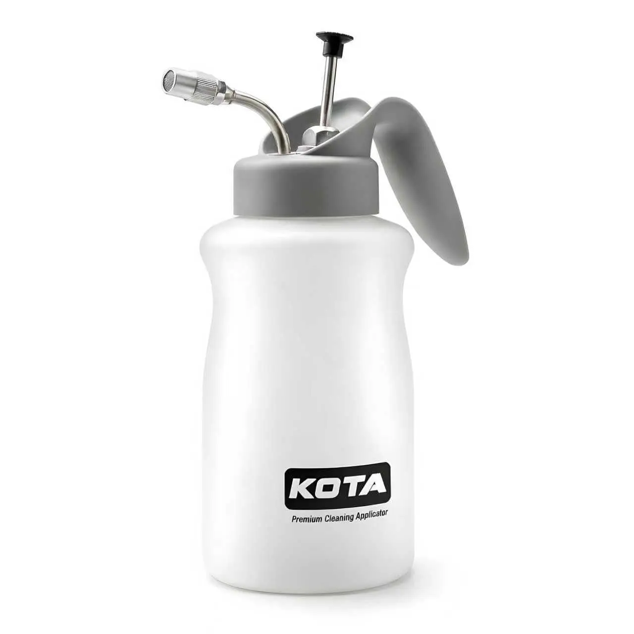 KOTA 1L Industrial Adjustable Heavy-Duty Hand Pump Pressure Sprayer - Ergonomic Fatigue-Free Design, Full Plastic Chemical-Resistant PE Bottle for Garage Automotive Detailing (75880)