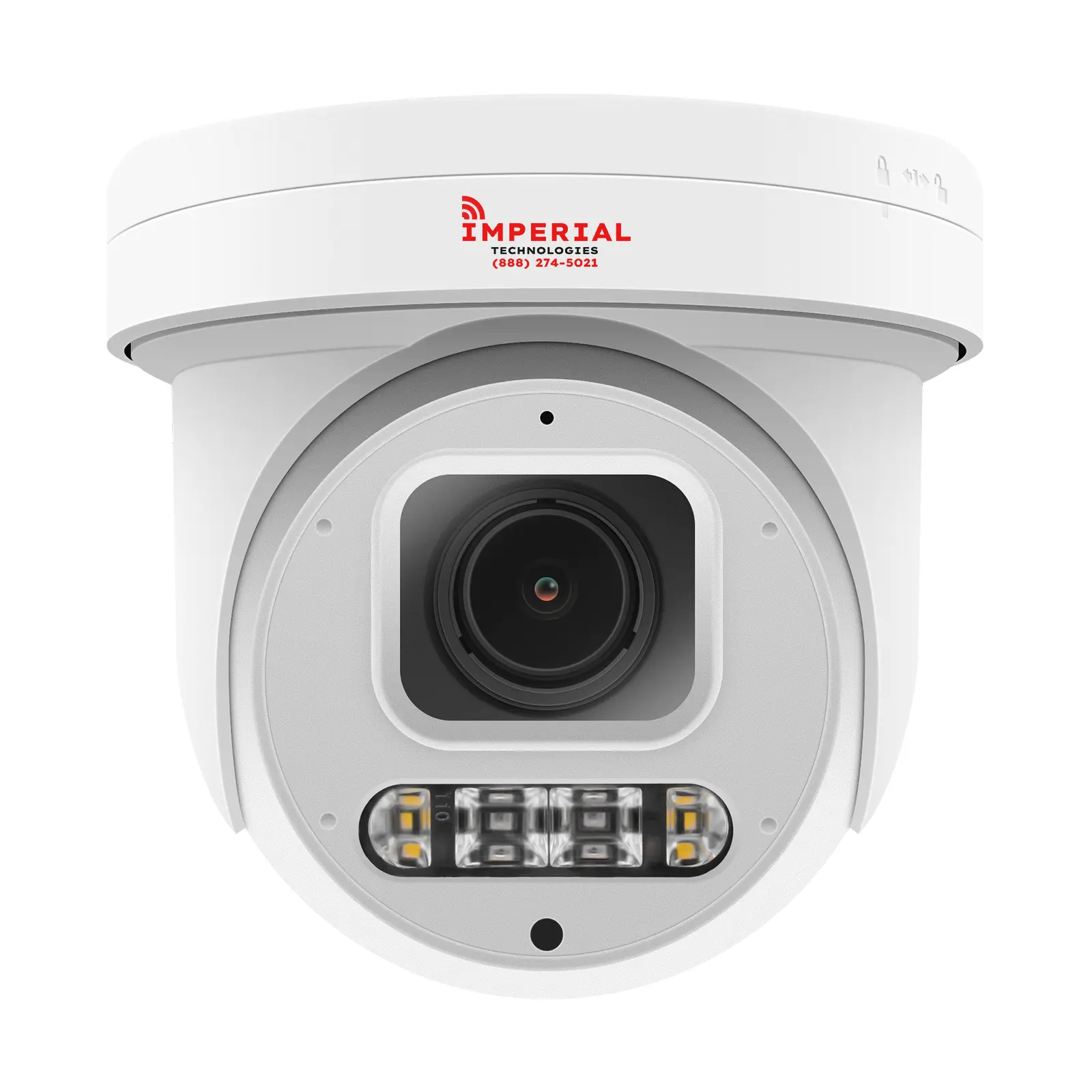 Imperial 4K 8MP PoE PTZ Security Camera with 5X Optical Zoom Lens, AI Human Vehicle Detection, Color Night Vision, 2-Way Audio Speaker, Waterproof Protection, Remote Access