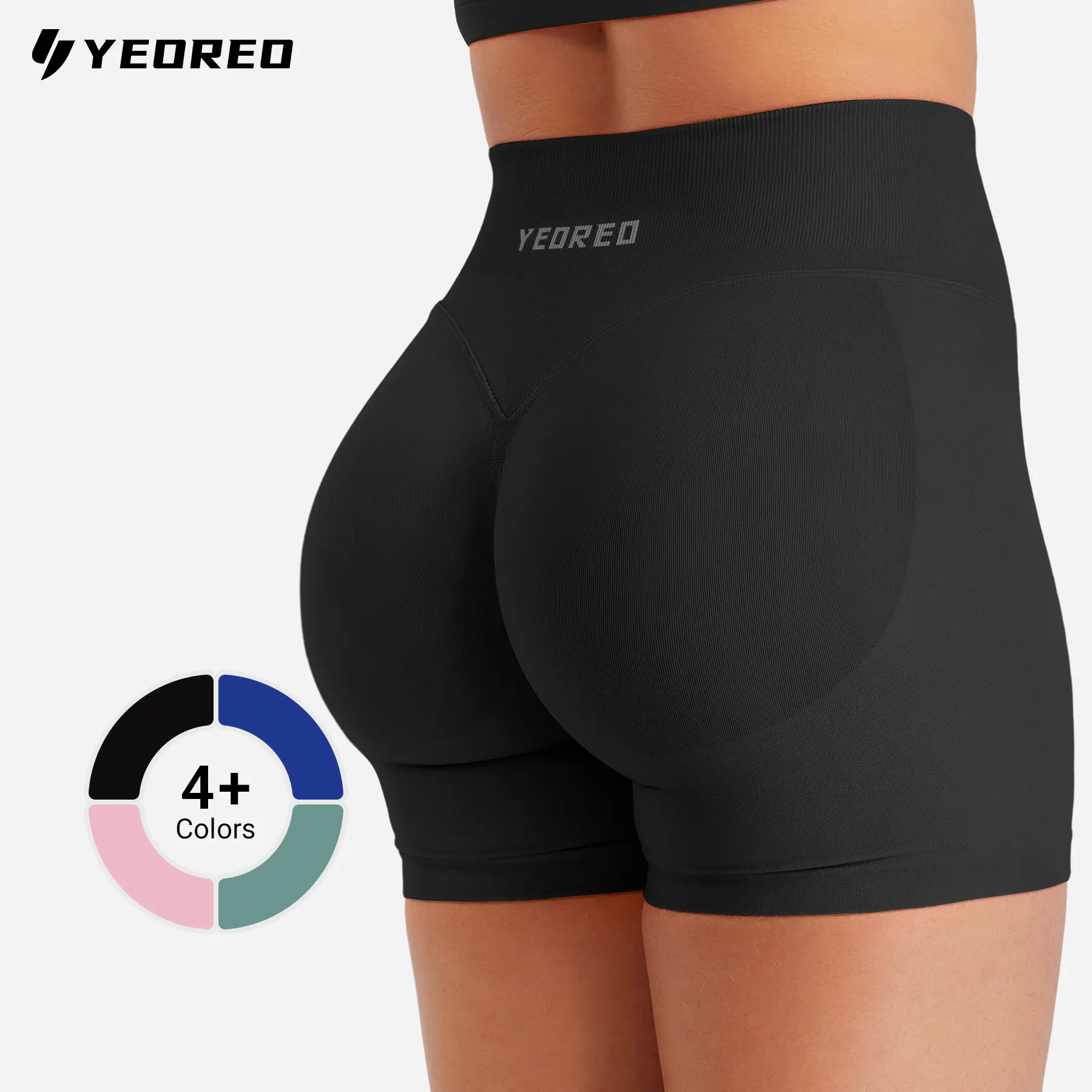 YEOREO Vision Hidden Scrunch Shorts Women's Seamless Butt Lifting Gym Shorts High Waisted Tummy Control Workout Yoga Shorts tiktokshopbacktoschool