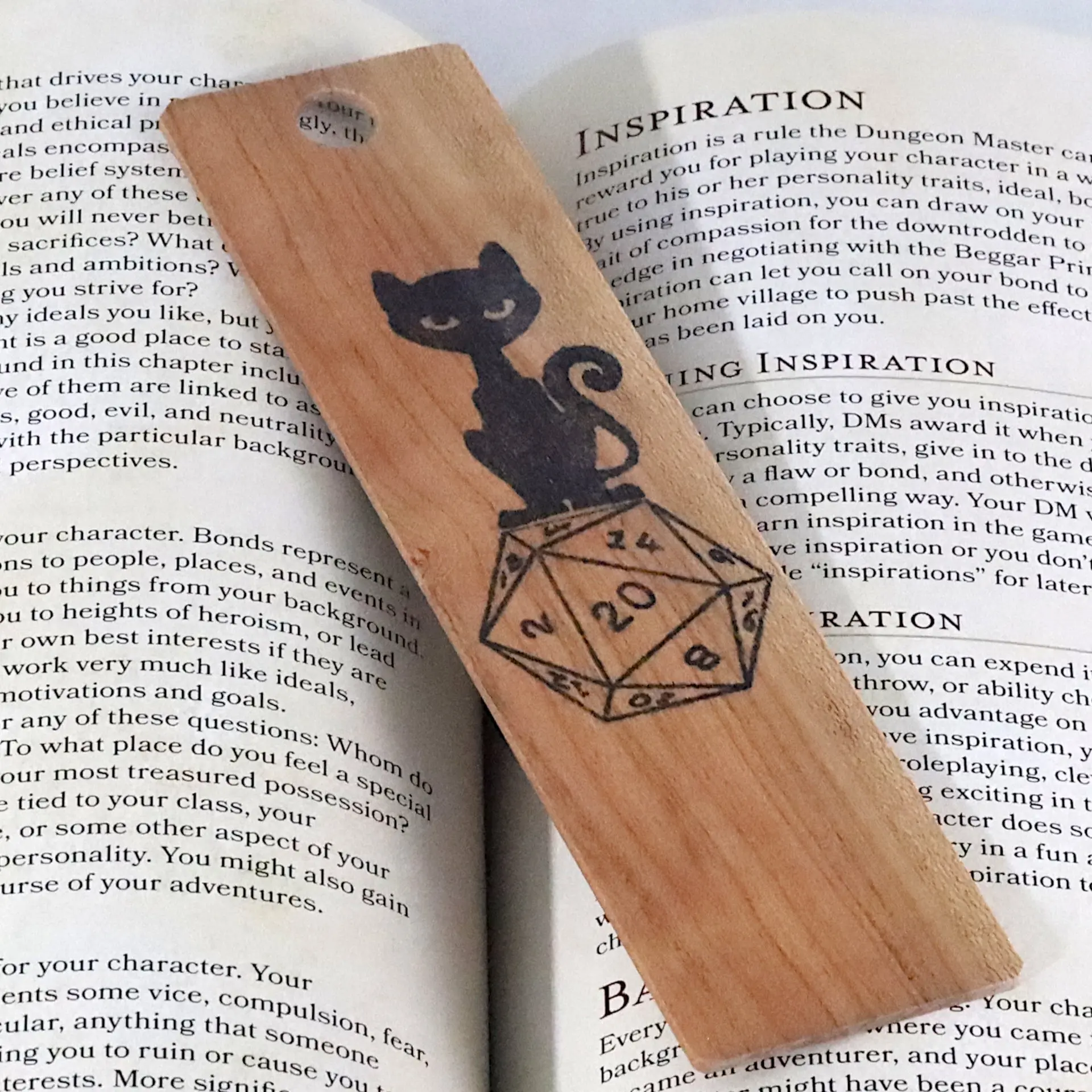 Cat Wooden Bookmarks