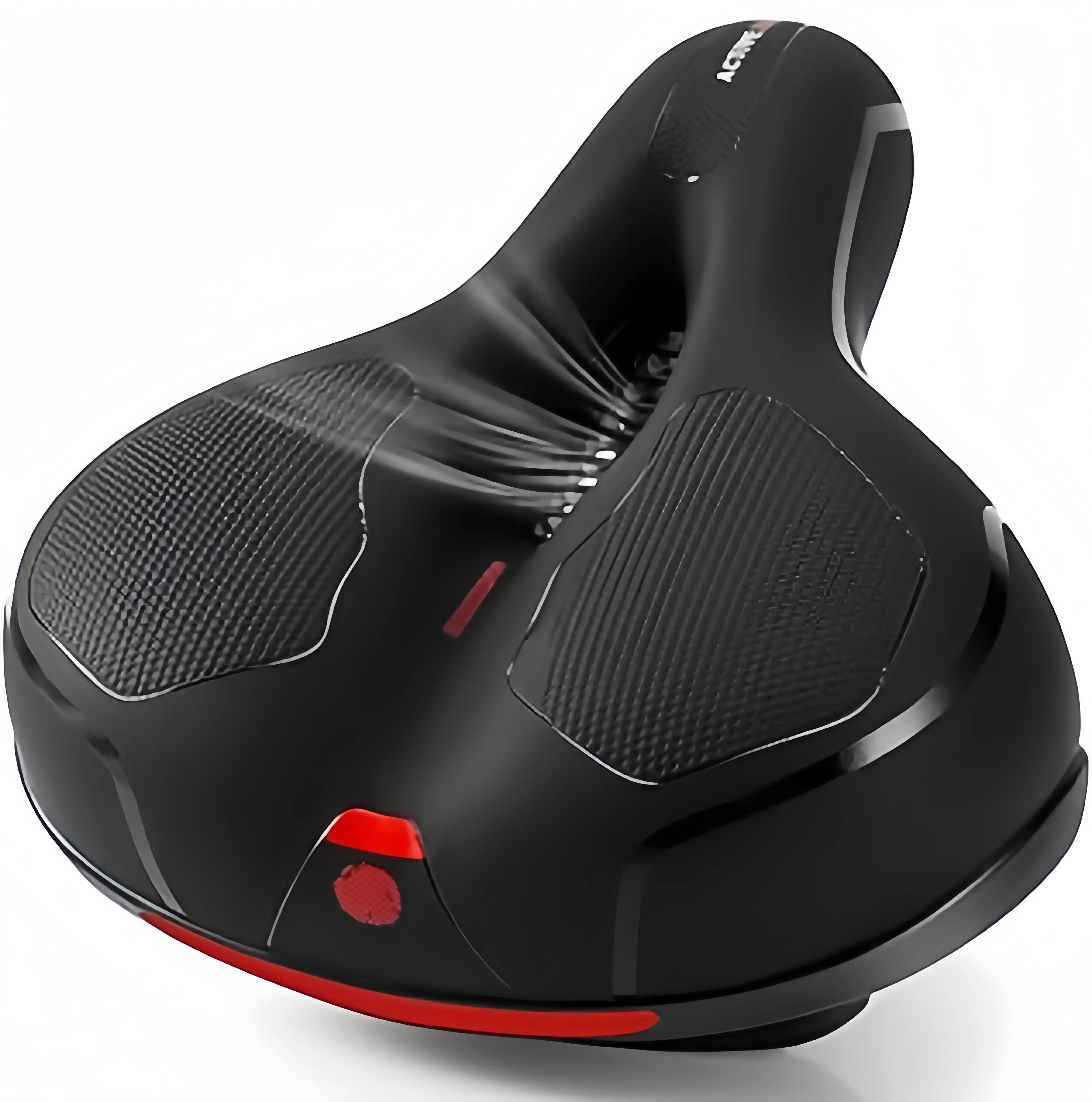 Comfortable Seat Cushion for Men Women with Dual Shock Absorbing Ball Memory Foam Waterproof Wide Bicycle Saddle Fit for Road Bikes
