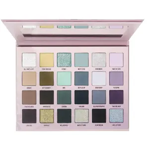 Longing - Eye And Face Palette + 24 Cool Toned Shades + Magnetic Pans