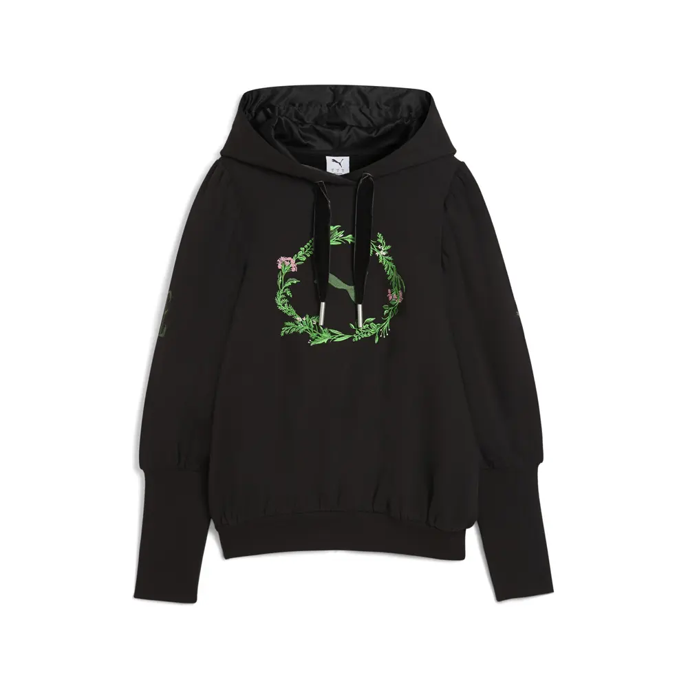 PUMA Womens X Wicked Elphie Relaxed Hoodie Casual Outerwear Casual - Black