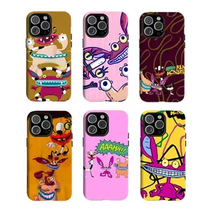 Y-Aaahhhh!!! Real Monsters Phone Case | 90s Nickelodeon Nostalgia,Having good protective properties,for iPhone 16 15 14 13 12 11 17Pro Max,for Samsung S25 S24 S23 S22 Ultra,Protective Cover