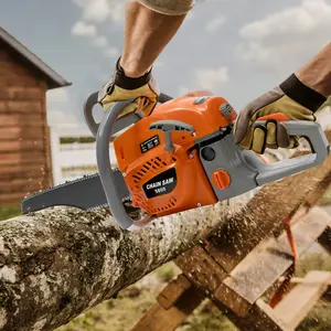 58CC Chainsaw, 20 Inch Handheld Cordless Gasoline Chainsaw with Tool Bag Adjust the chain tightness Garden Tools w/2.4KW Power