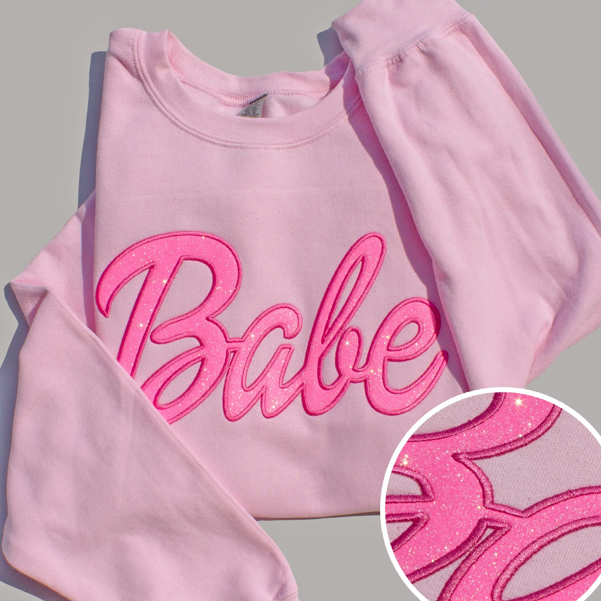 Doll Babe - Glitter - Sweatshirt Fit Womenswear Doll Babe - Glitter - Sweatshirt Fit Womenswear