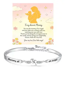 Mother's Day gift, Angel Bracelet, Exquisite bracelet, Angel Baby Memorial Charm, Miscarriage Memorial Jewelry, Baby's Death Memorial Gift, a token of remembrance for the departed loved ones, a heartfelt gift for the most resilient mother