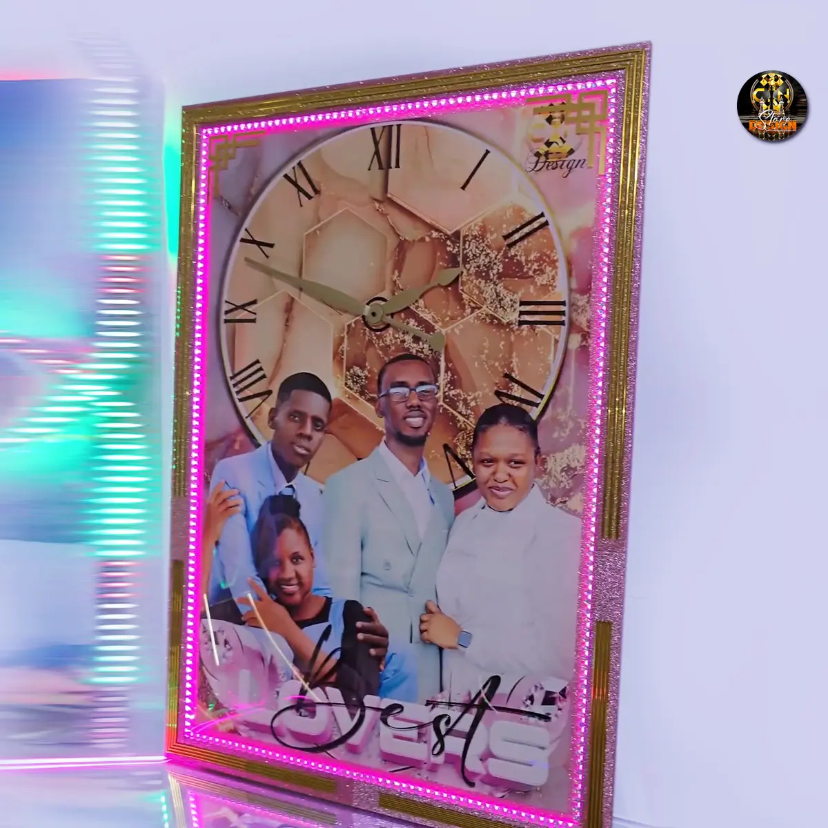 Photo Frame Clock Customizer