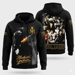 MJ Graphic 3D Hoodie – King of Pop Style Streetwear