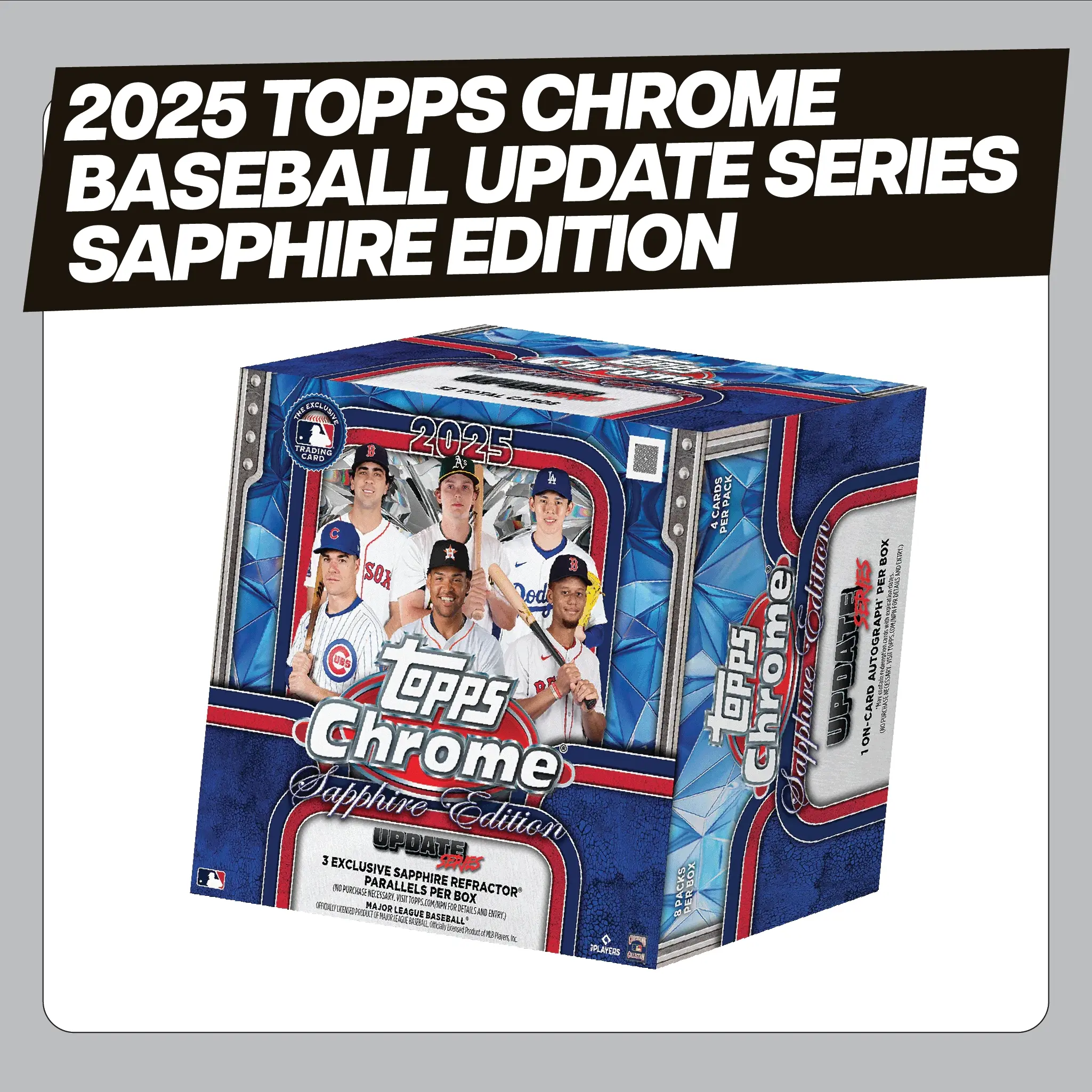 2025 Topps Chrome Baseball Update Series Sapphire Edition Trading Cards LV