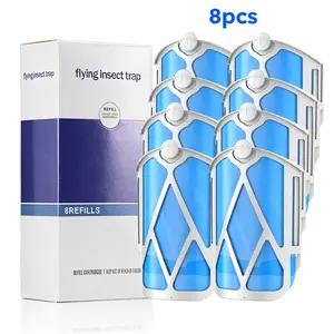 “2026 New Zeco UV Indoor Mosquito Trap & Insect Catcher - Sticky Glue Board Trap for Gnats, Flies & Moths - EPA Est. Registered - Chemical-Free Bug Zapper Alternative - ¡Trampa de Mosquitos con Luz UV y Tablas Adhesivas!”