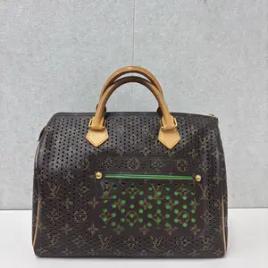 Pre-owned Louis Vuitton Leather Tote Bags Monogram Perforated Speedy 30 21633478