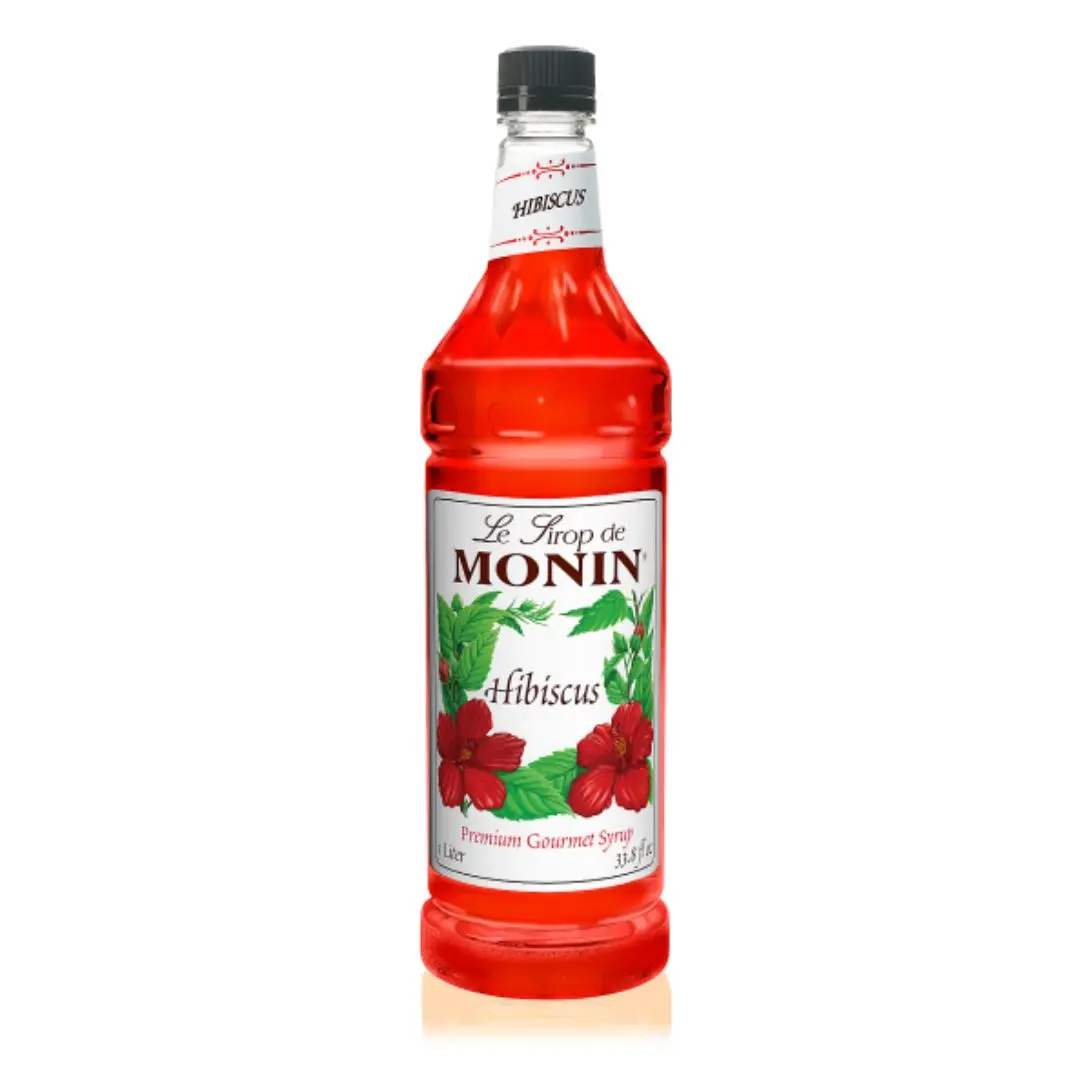 Monin Hibiscus Syrup - Bottle (1L) Monin Hibiscus Syrup - Bottle (1L)
