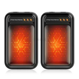 Hand Warmers Rechargeable, Long Safe Heat, Ultra Slim Portable Pocket Heater, Pocket-Size Design That Fits Gloves, Gifts for Women, Outdoor, Office, Commute