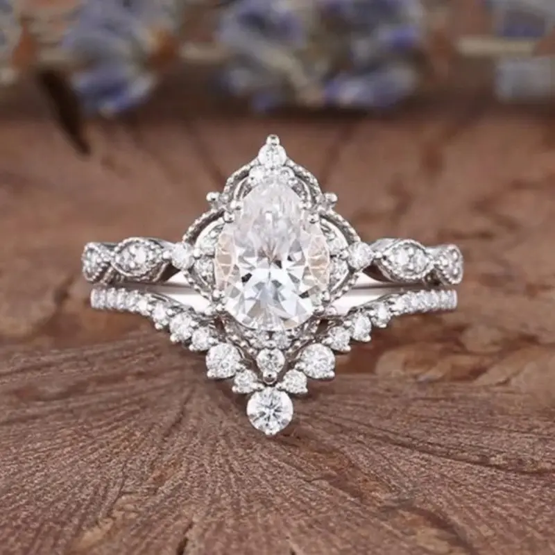 Couple Pair Rings Drop lace crown rings engagement rings smart ring wedding rings wedding ring set male ring western jewelry toe rings